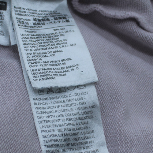 Levi's Womens XS Lilac Pullover Hoodie Cotton Blend Casual
