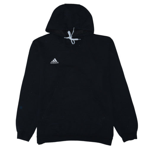 Adidas Men's Black XL Pullover Hoodie Cotton Fleece Sweatshirt