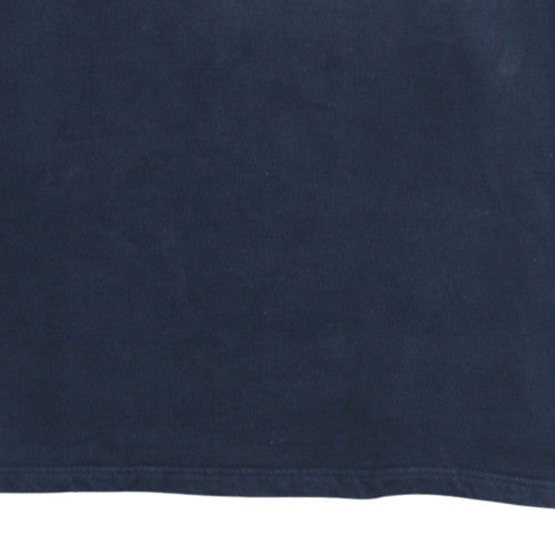 Fila Mens Navy Blue Crew Neck Sweatshirt XXL Logo Embroidered Pullover