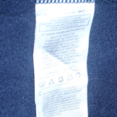 Adidas Men's Blue 3XL Pullover Hoodie with Logo & Pocket