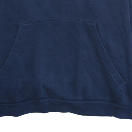 Adidas Men's Blue 3XL Pullover Hoodie with Logo & Pocket