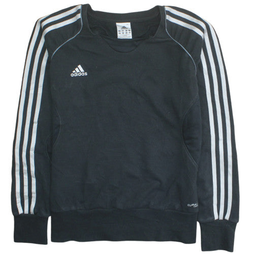 Adidas Womens Black Size 16 Pullover Crew Neck Sweatshirt