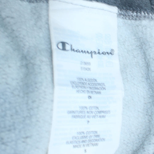 Champion Men's Grey Reverse Weave Pullover Hoodie Small
