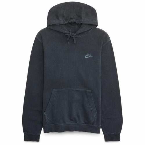 Nike Men's Black Pullover Hoodie M Fleece Regular Fit Sportswear