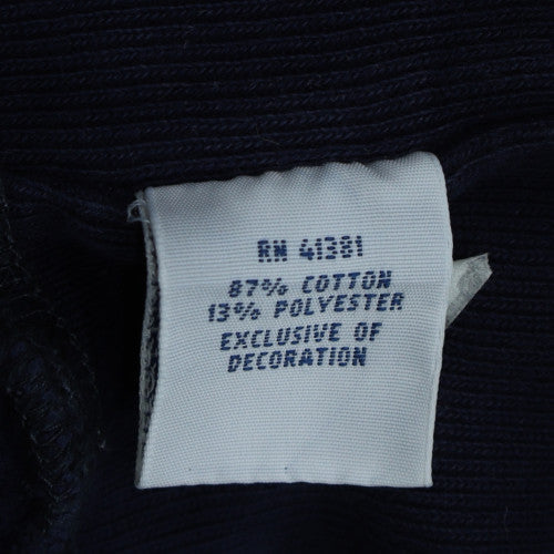 Ralph Lauren Men Blue Pullover Hoodie with Logo M Excellent Condition