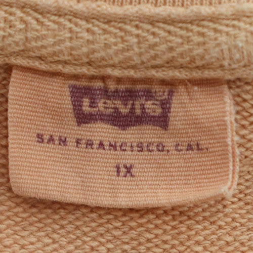 Levi's Womens Beige Crew Neck Long Sleeve Sweatshirt Size L