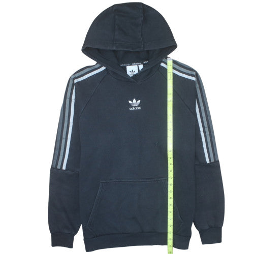 Adidas Women's Black Full Zip Hoodie Size M Cotton Blend