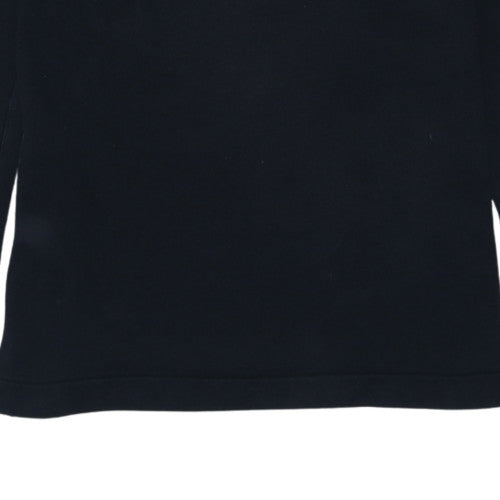 Nike Women's Black Cotton Blend Crew Neck Pullover Sweatshirt M