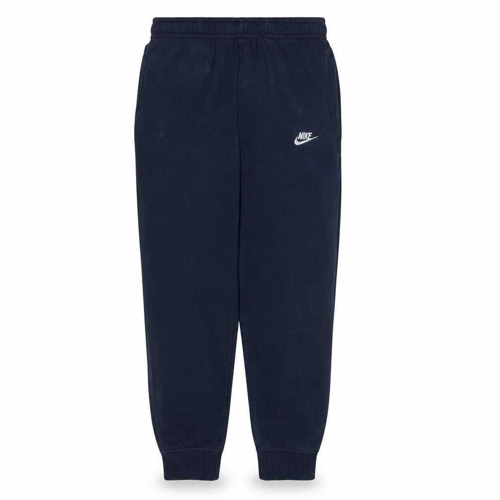 Front view of Nike Men's Navy Blue Jogger Sweatpants M Cotton Blend
