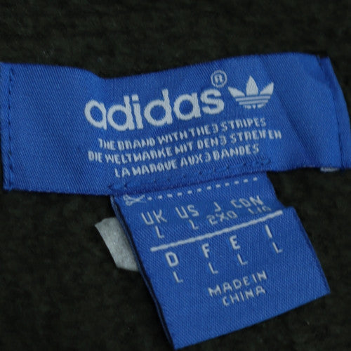 Adidas Mens Green L Crew Neck Pullover Sweatshirt
