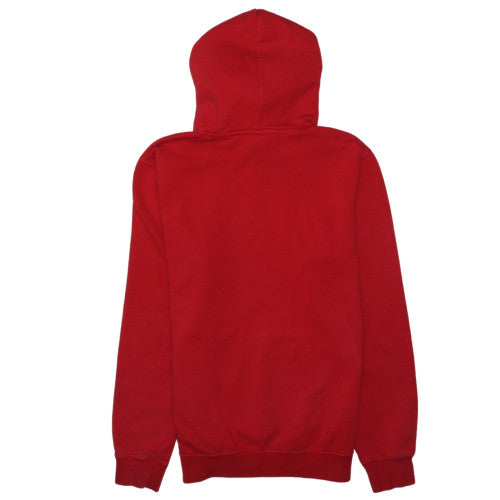 Champion Men's Red Pullover Hoodie Small Fleece Logo Sweatshirt