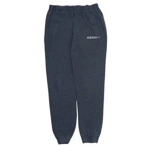 Adidas Mens Grey Sweatpants M Casual Fleece Logo Elastic Waist