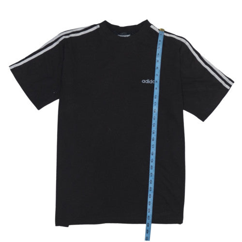 Adidas Men's Black XL Sports Jersey Cotton Crew Neck T-Shirt