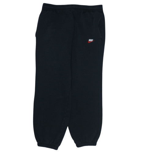 Nike Mens Black Fleece Sweatpants Regular Fit Sports Trousers M