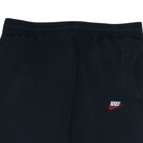 Nike Mens Black Fleece Sweatpants Regular Fit Sports Trousers M
