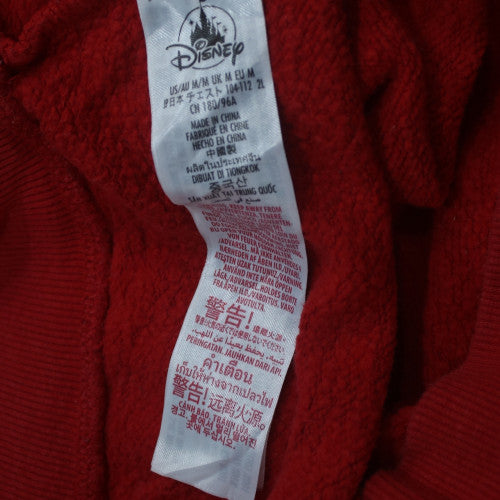 Disney Women Red Mickey Mouse Christmas Sweatshirt Size M