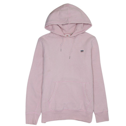 Levi's Women's Pink Pullover Hoodie Small Cotton Blend Casual