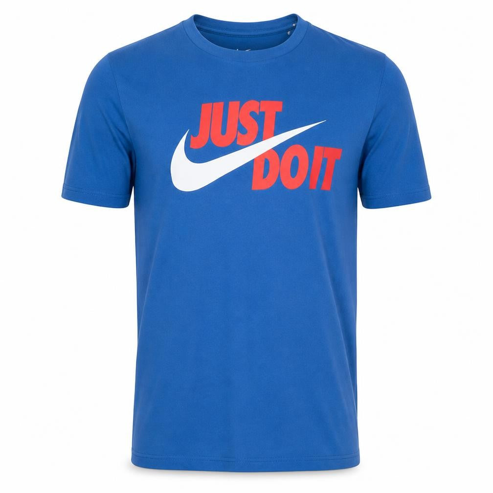 Nike Men's Blue Just Do It Graphic Crew Neck T-Shirt Size S