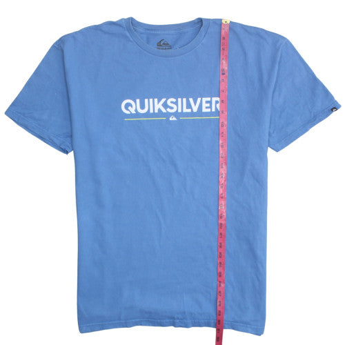 Quiksilver Men's Blue Regular Fit Short Sleeve Cotton T-Shirt XXL