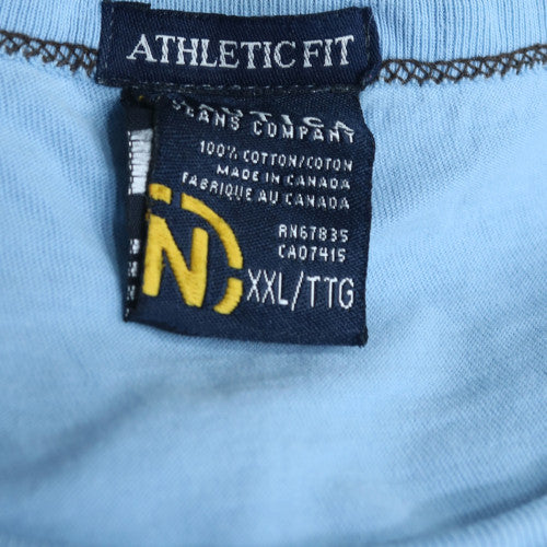 Nautica Jeans Company Men's Blue 2XL Athletic Fit Graphic T-Shirt