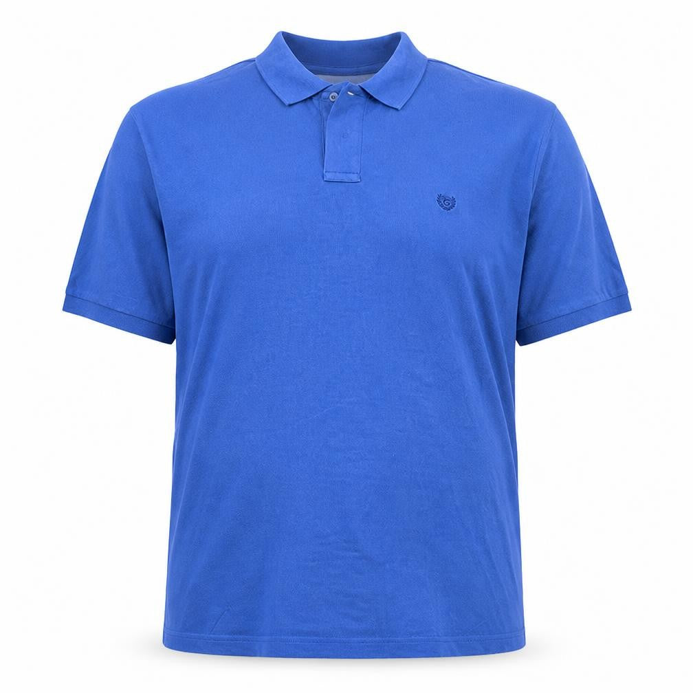 Chaps Men's Blue 2XL Cotton Short Sleeve Polo Shirt
