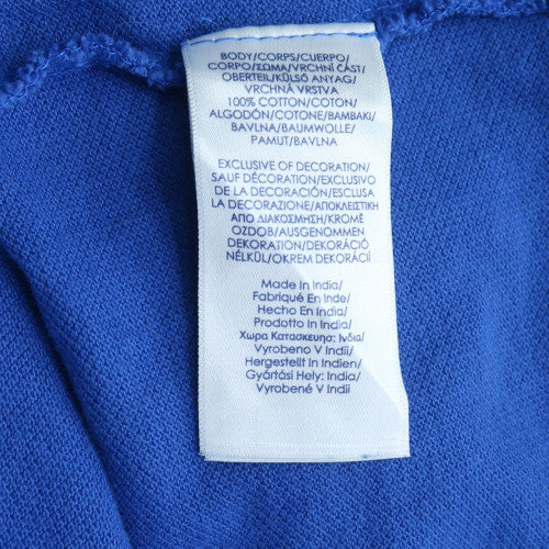 Chaps Men's Blue 2XL Cotton Short Sleeve Polo Shirt
