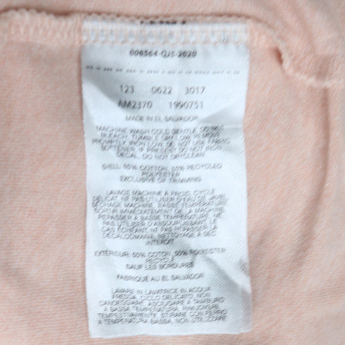 Columbia Men's Beige 2XL Crew Neck Short Sleeve Cotton Blend T-Shirt