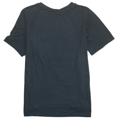Nike Womens Black XL Basic Logo Short Sleeve Crew Neck T-Shirt