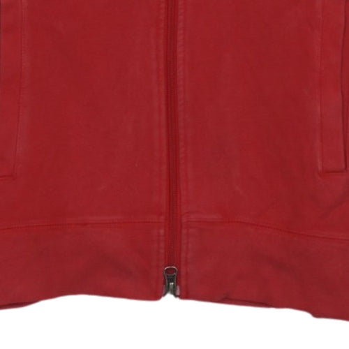 Nike Men's Red XL Track Jacket Full Zip Fleece Sportswear