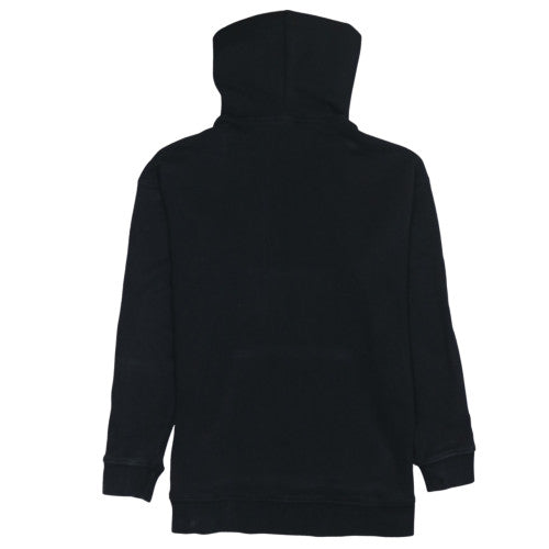 Adidas Womens Black Pullover Hoodie Size 18 Trefoil Logo Sweatshirt