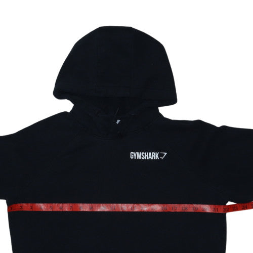 Gymshark Mens Black Pullover Hoodie Size M Regular Fit Sweatshirt