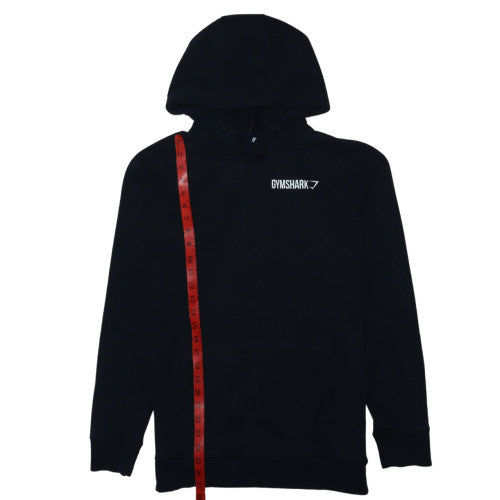 Gymshark Mens Black Pullover Hoodie Size M Regular Fit Sweatshirt