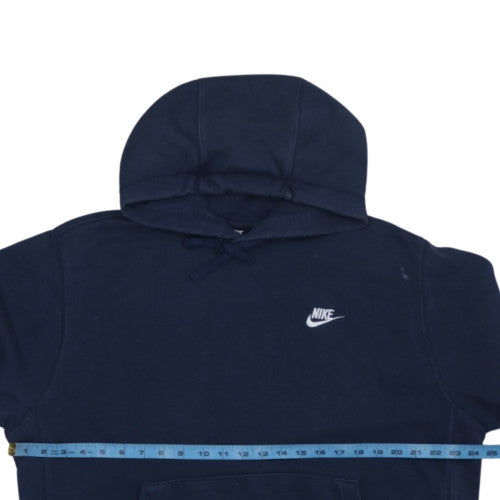 Nike Men's Blue Pullover Hoodie Size L Regular Fit Sports Fleece