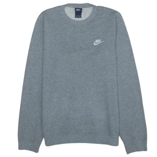 Nike Women's Grey Crew Neck Pullover Sweatshirt Size S