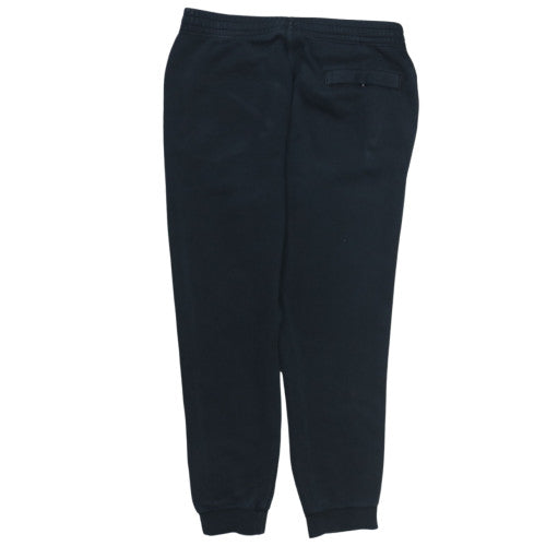 Nike Men's Black Jogger Trousers L Regular Fit Fleece Sweatpants