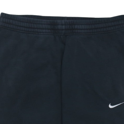 Nike Men's Black Jogger Trousers L Regular Fit Fleece Sweatpants