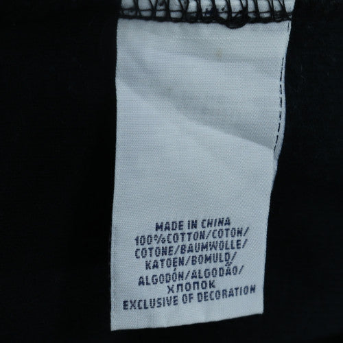 Ralph Lauren Men's Black Cotton 1/4 Zip Jumper Size M