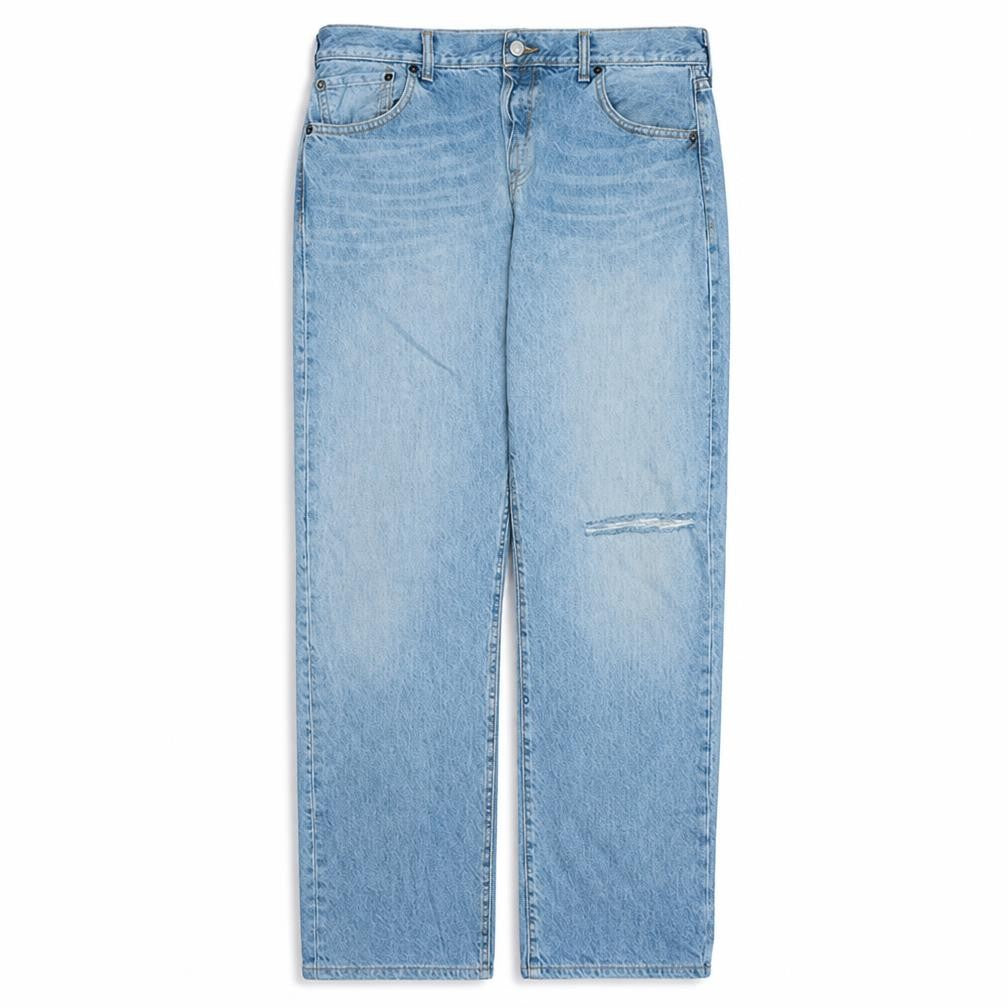 Levi Strauss 501 Men's Blue 36W 32L Straight Leg Distressed Jeans
