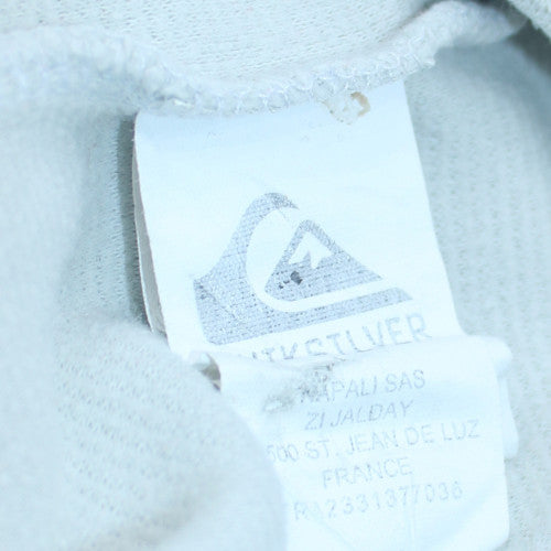 Quiksilver Men's Grey Colour Block Crew Neck Sweatshirt M