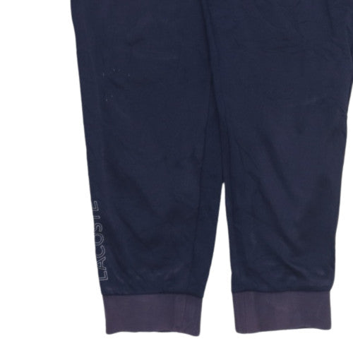 Lacoste Men Blue Jogger Trousers XL Cotton Blend Casual Sportswear