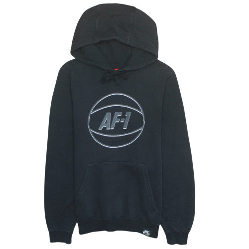 Nike Women's Black AF1 Pullover Hoodie XS Cotton Blend
