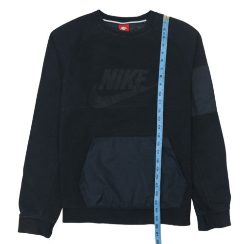 Nike Women's Black Crew Neck Pullover Sweatshirt Size M