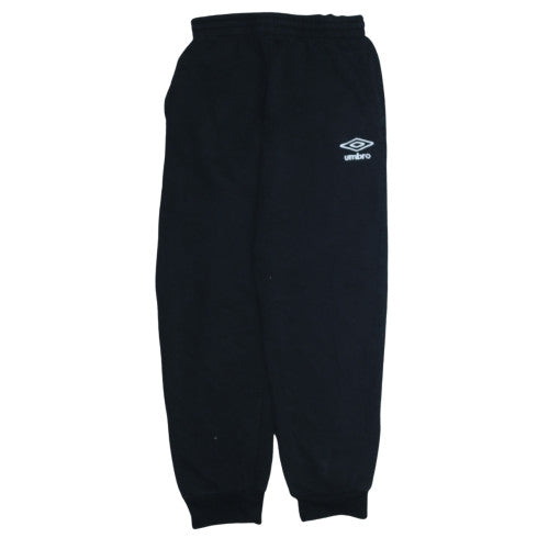Umbro Mens Black Sweatpants L Regular Fit Fleece Casual Trousers