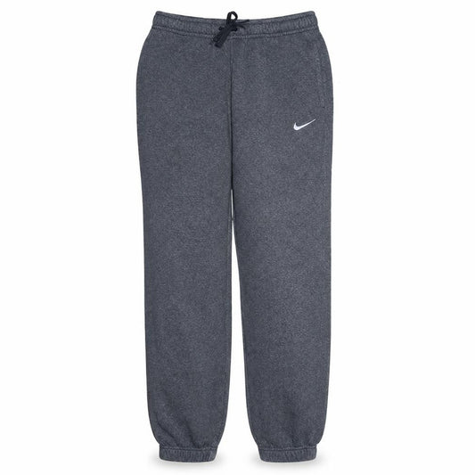 Front view of Nike Men Grey Regular Sweatpants S Elastic Waist Casual Trousers