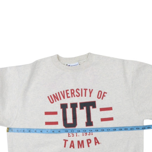 Champion Women's Beige University of Tampa Pullover Sweatshirt L