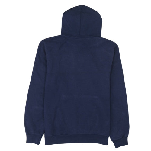 Puma Men's Blue Pullover Hoodie Small Fleece Logo Sportswear