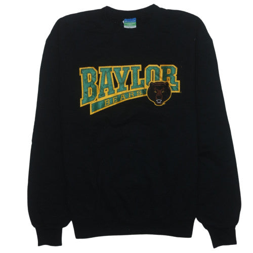 Champion Women's Black Baylor Bears Fleece Sweatshirt L Eco Fleece