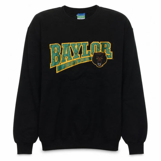 Front view of Champion Women's Black Baylor Bears Fleece Sweatshirt L Eco Fleece