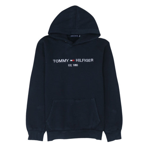 Tommy Hilfiger Men's Blue XL Pullover Hoodie Embroidered Logo
