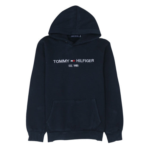 Tommy Hilfiger Men's Blue XL Pullover Hoodie Embroidered Logo